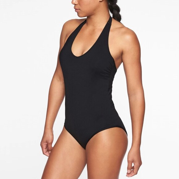 Athleta Other - NWT ATHLETA Plunge Halter One Piece Swimsuit Size Medium